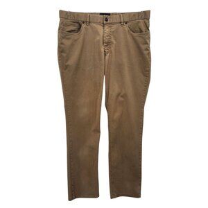 HILTL Mens 36X34 Pants Seth Chino Stretch Straight Leg Tan